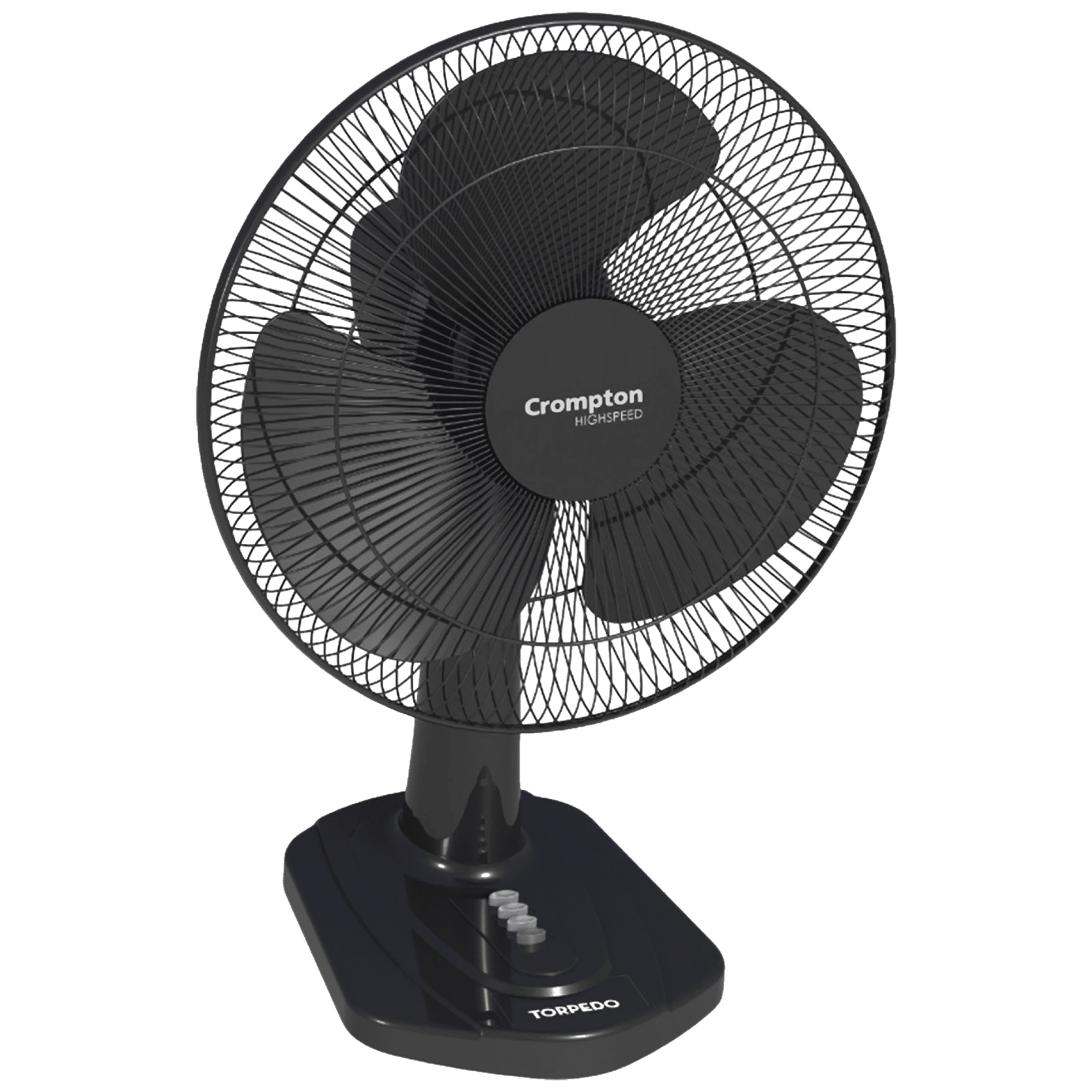Buy Crompton Torpedo 400mm 3 Blade High Speed Torpedo Table Fan (Smooth